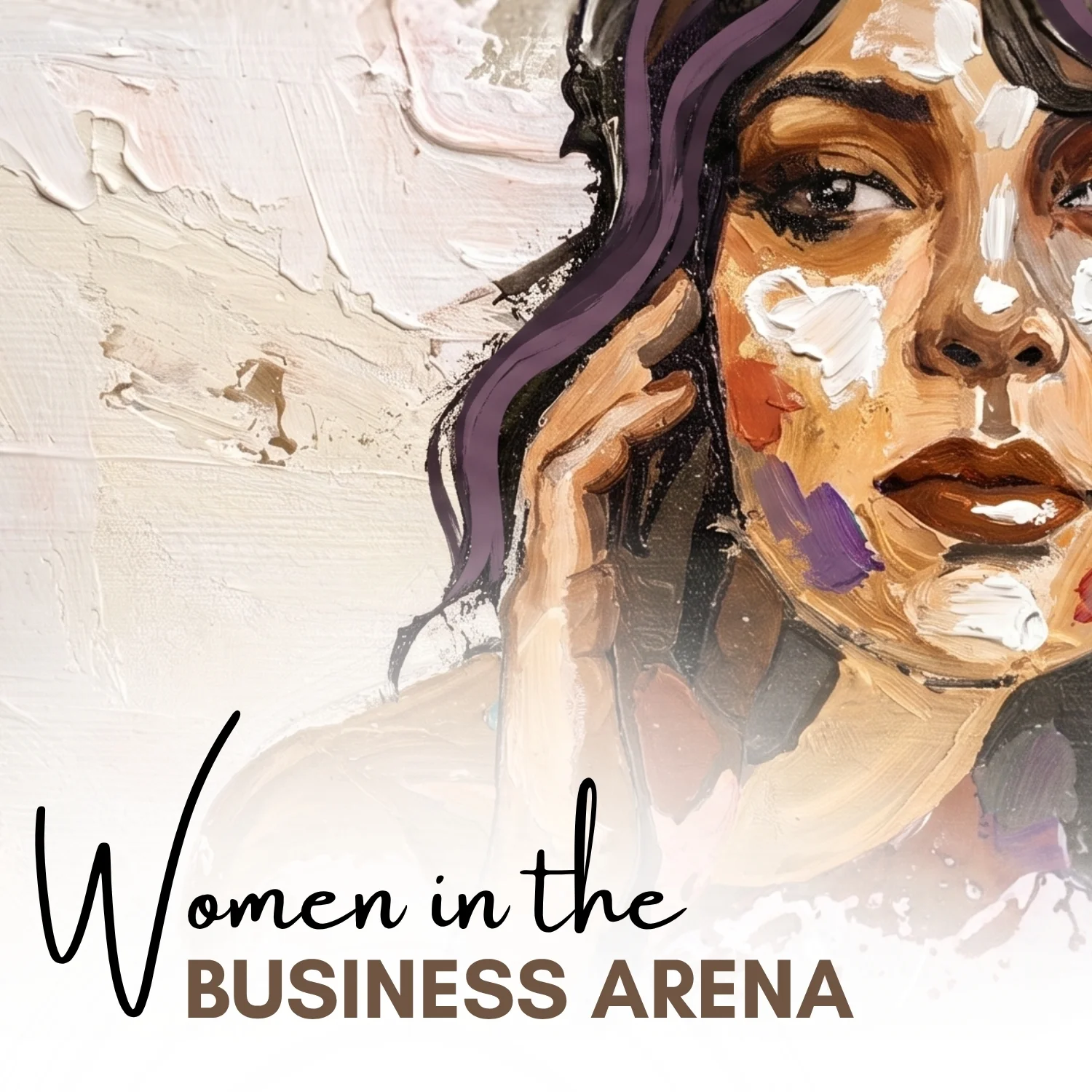 image of Sonya Stattmann at a microphone, host of Women in the Business Arena and creator of Burnout Recovery Roadmap