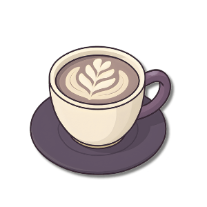 Image of coffee cup representing Sonya's coffee bliss