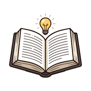 illustration of book with light bulb representing the education in burnout recovery roadmap
