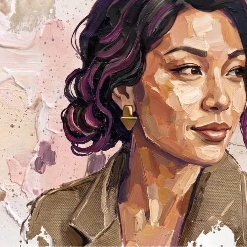 Illustration of woman looking off into the distance representing monthly service